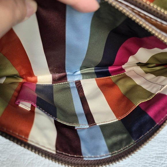 Coach Bridget 65th Anniversary Legacy Turnlock Kisslock Brown Shoulder Bag 11623 - Picture 13 of 17